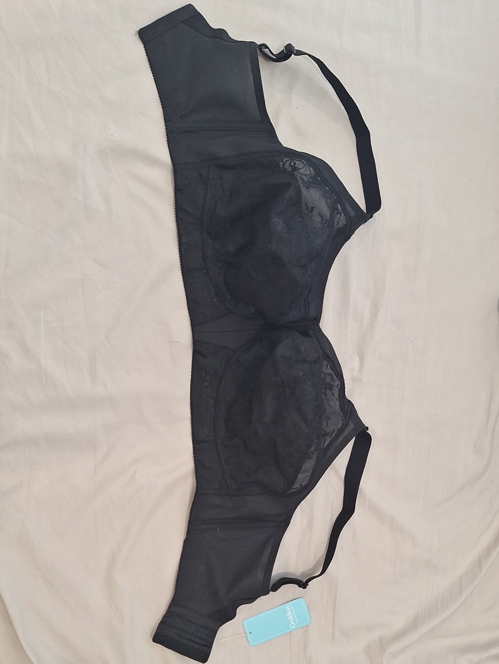 Godess Black Lace Wireless Bra